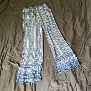 High waist palazzo pants